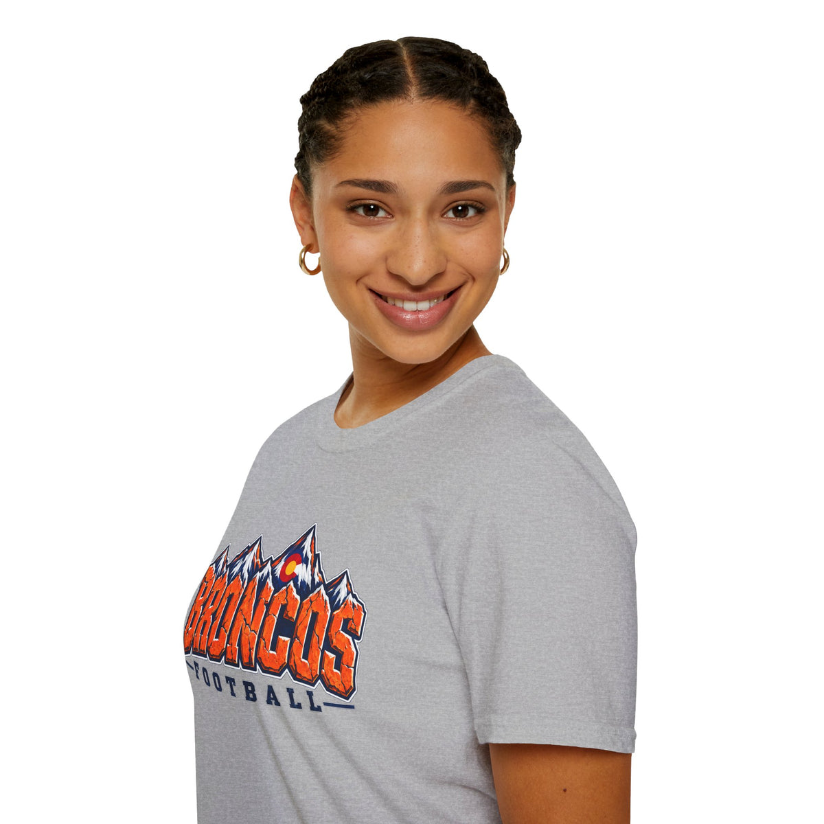 Broncos Football Mountain T-Shirt (V4)