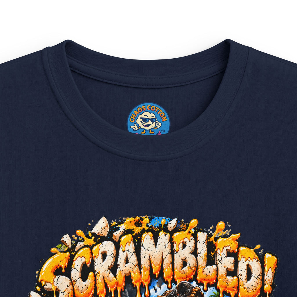 Greg the Egg "Scrambled Dinosaur" Kids T-Shirt