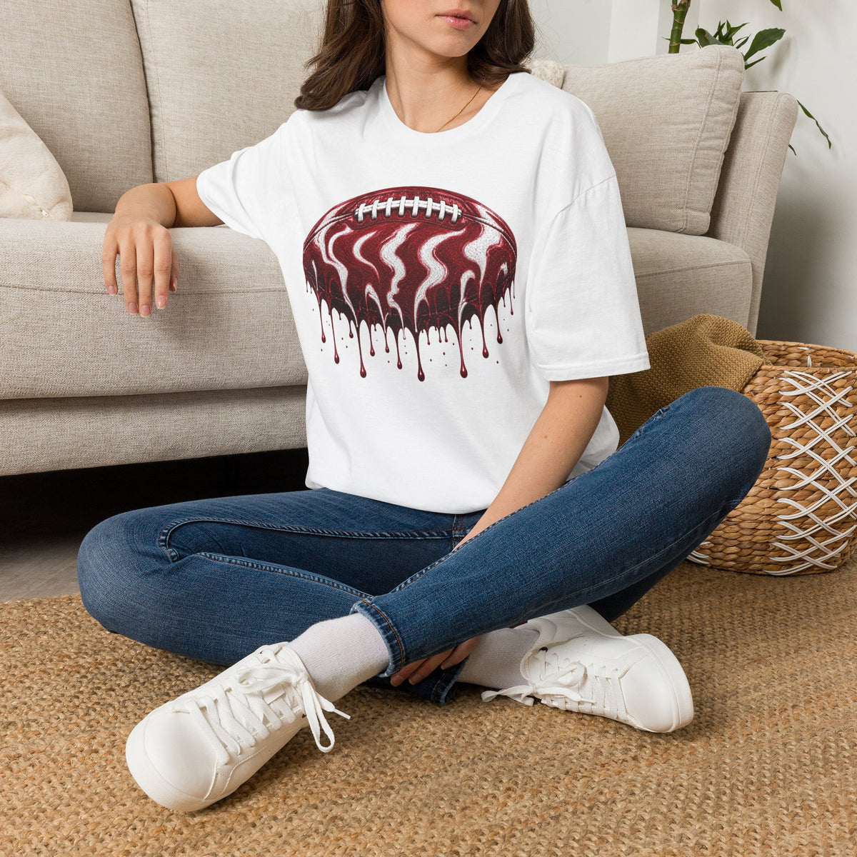Arkansas Razorbacks Football Drip T-Shirt