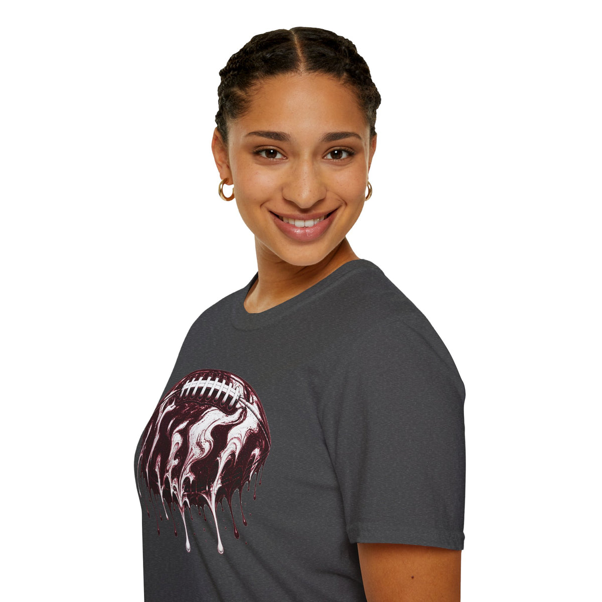 Mississippi State Bulldogs Drip Football T-Shirt