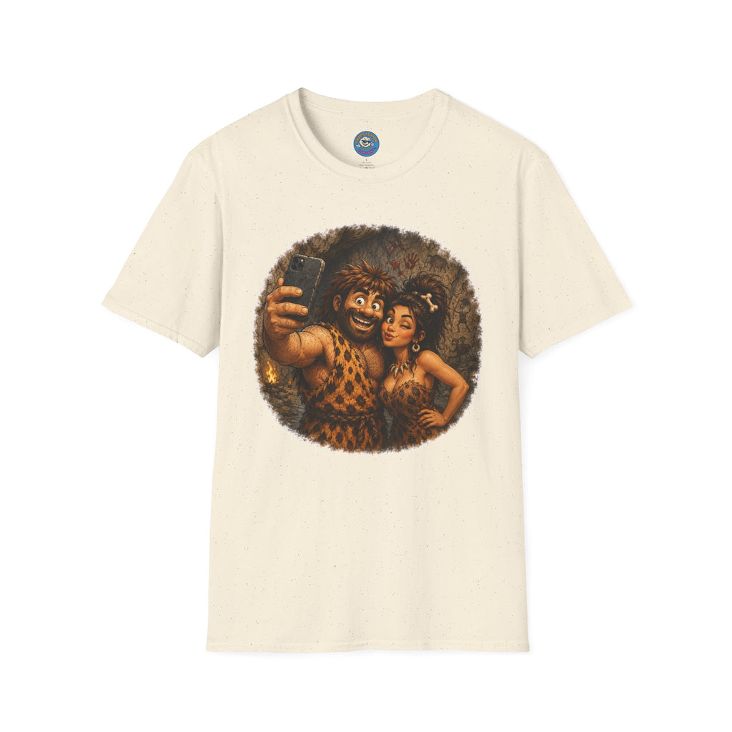 Caveman Couple Selfie T-Shirt