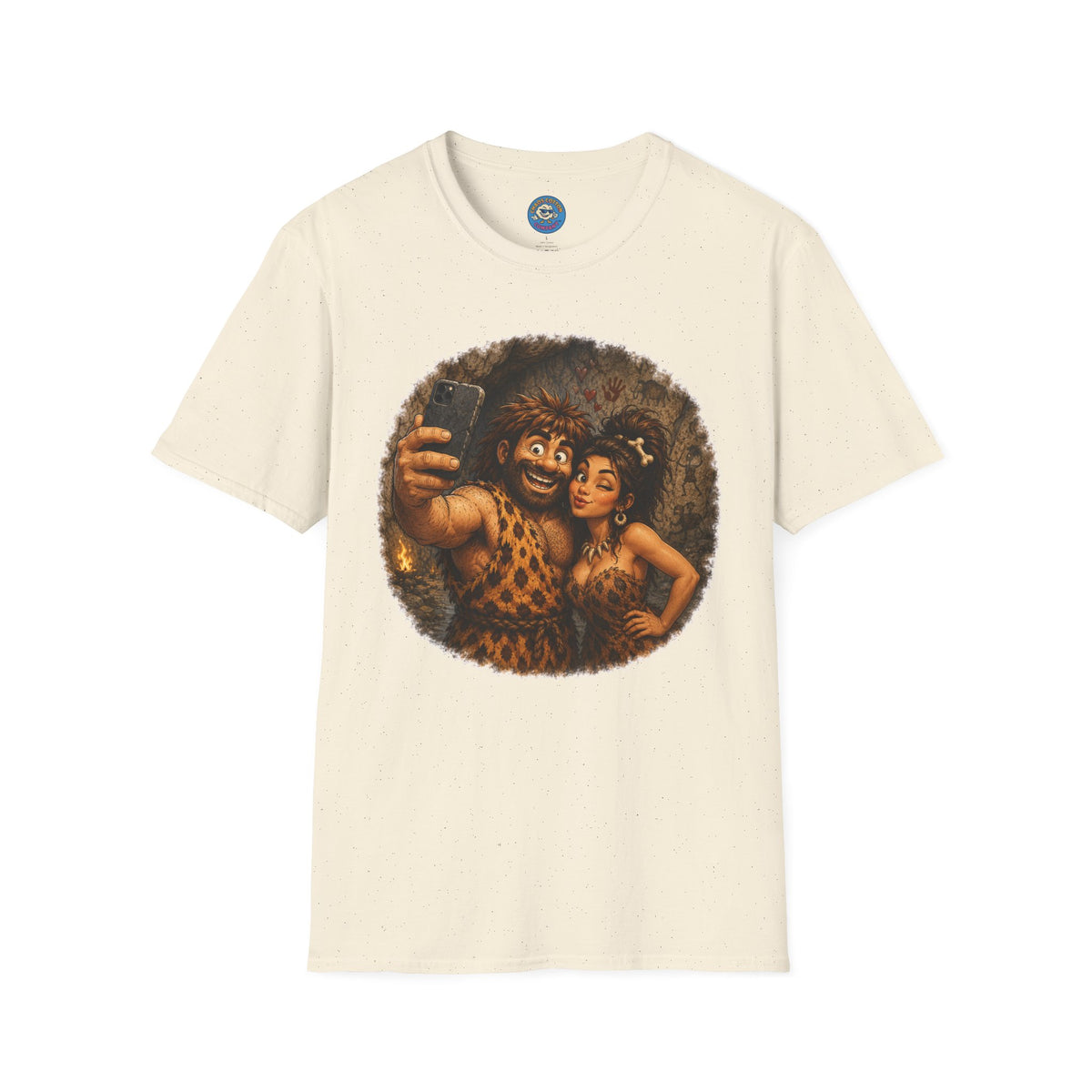 Caveman Couple Selfie T-Shirt