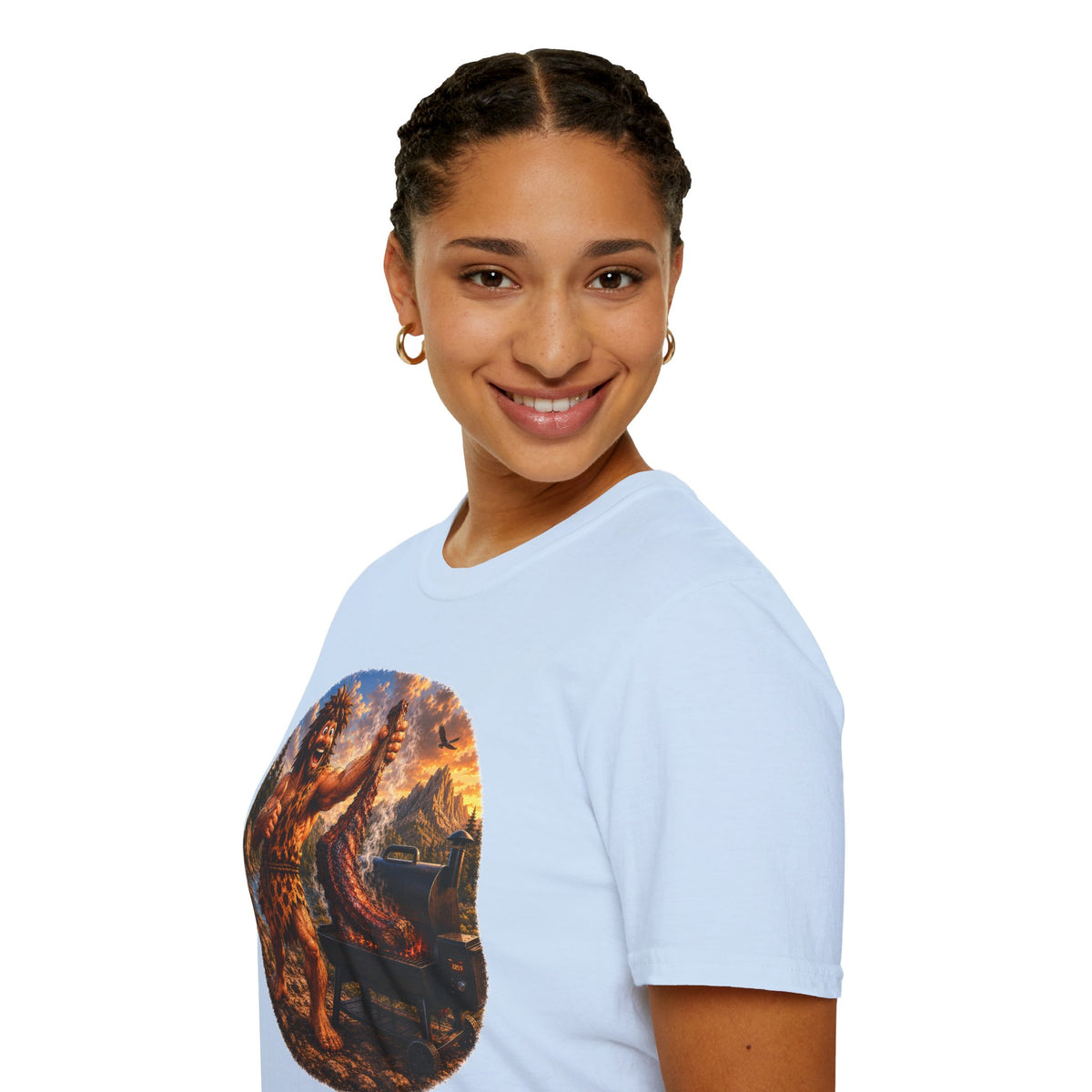 Caveman Grilling T-Shirt