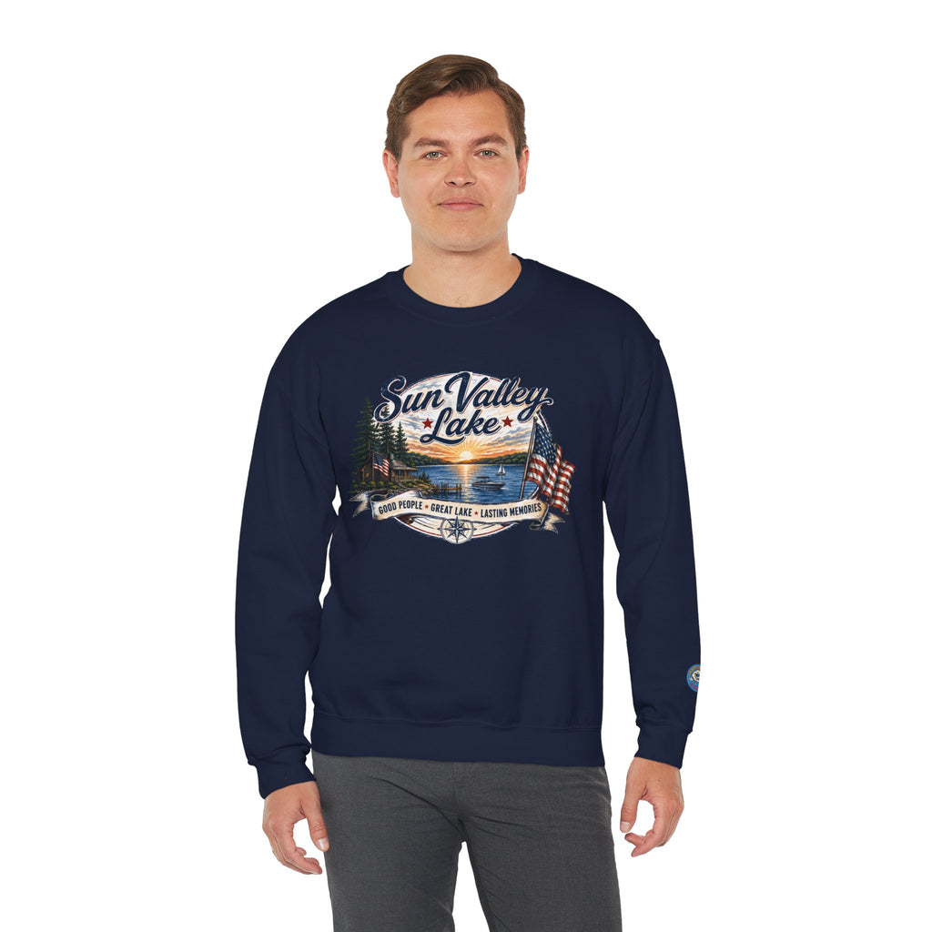 Sun Valley Lake Unisex Crewneck Sweatshirt