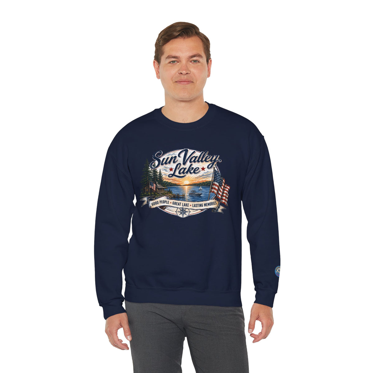 Sun Valley Lake Unisex Crewneck Sweatshirt