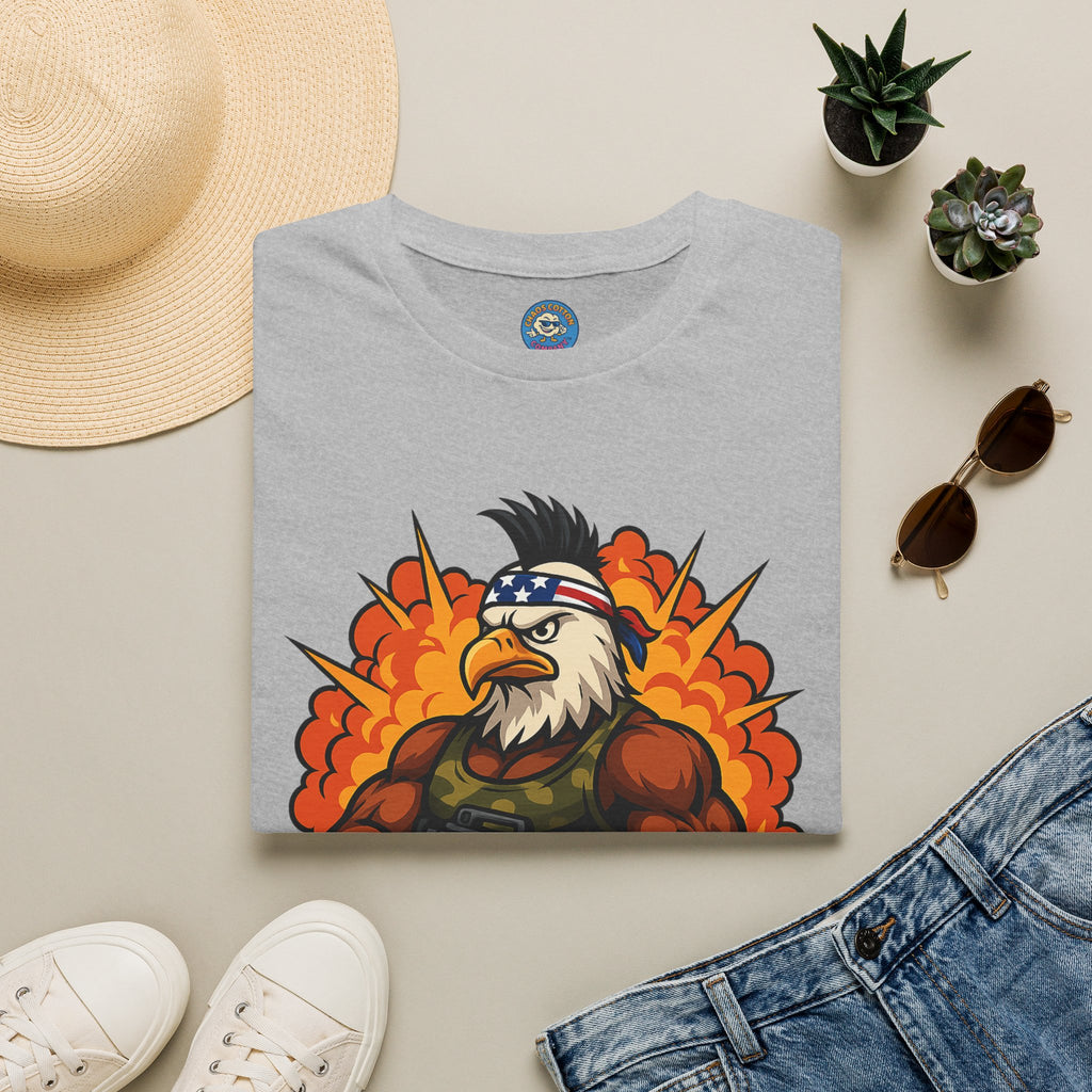 Patriotic Eagle Warrior T-Shirt