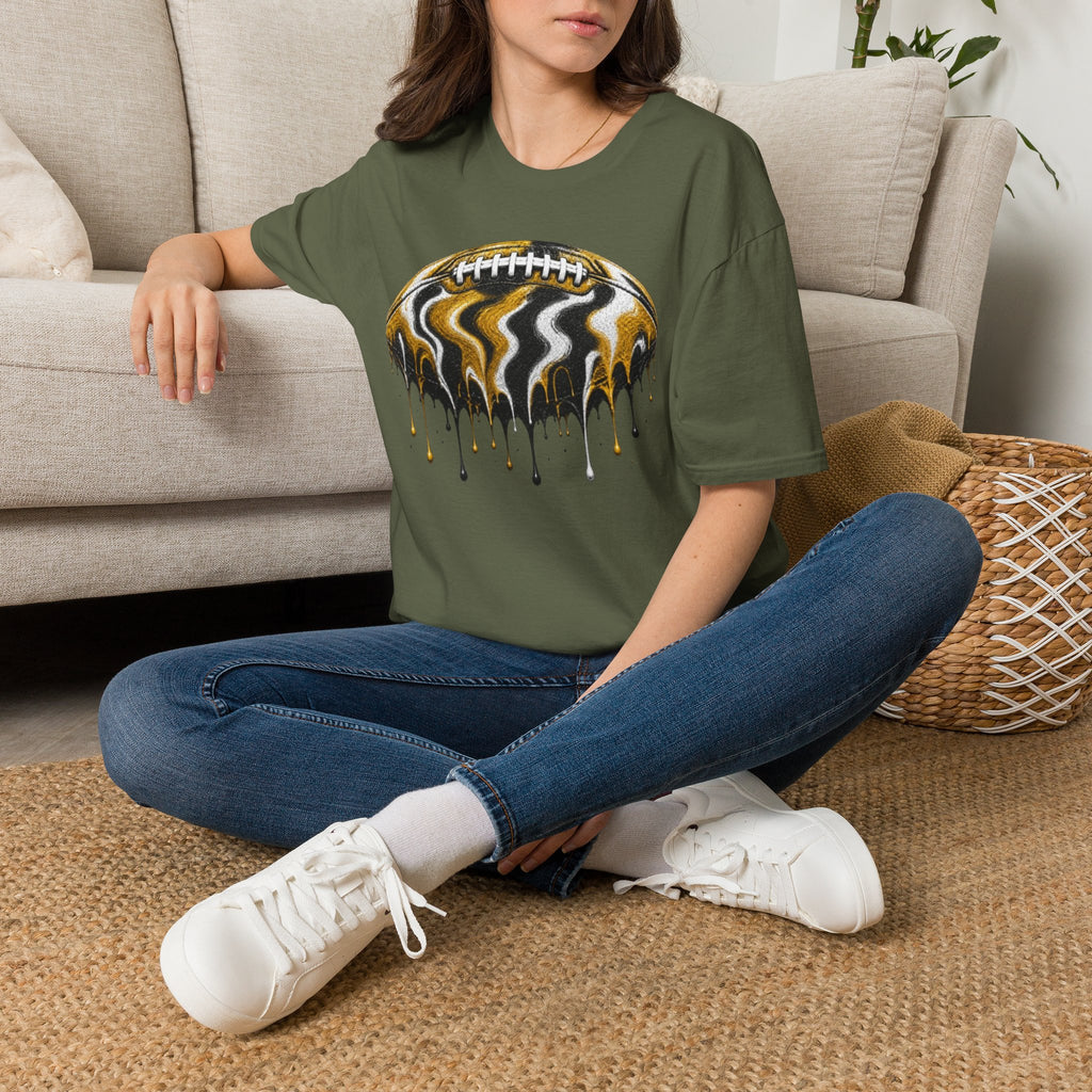 Missouri Tigers Drip Football T-Shirt