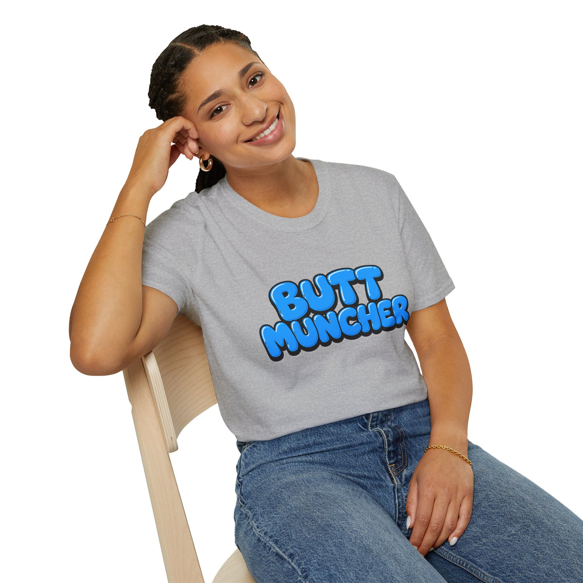 Butt Muncher T-Shirt (Blue)