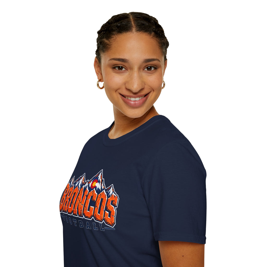 Broncos Football Mountain T-Shirt (V4)