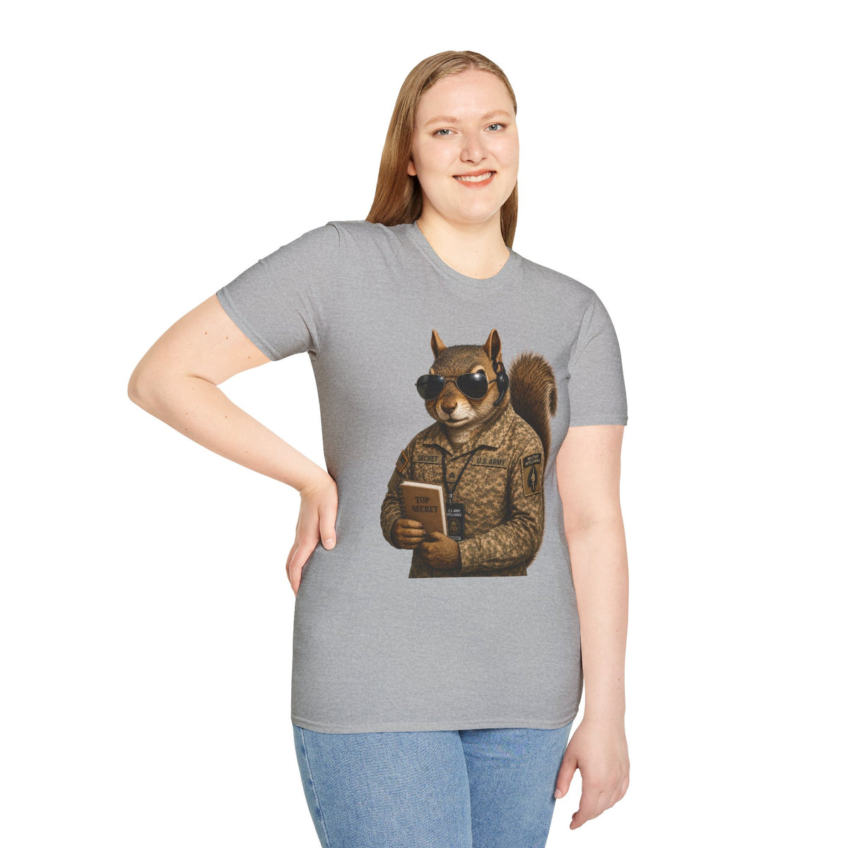 Secret Squirrel Military Intelligence Funny Tactical Squirrel Graphic