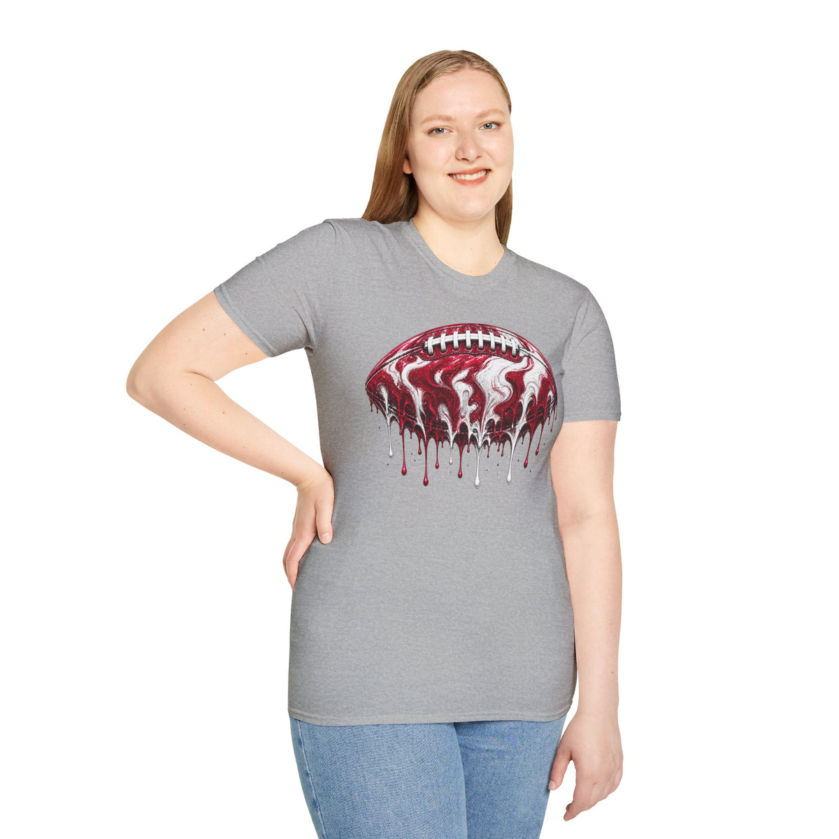 Oklahoma Sooners Drip Football T-Shirt