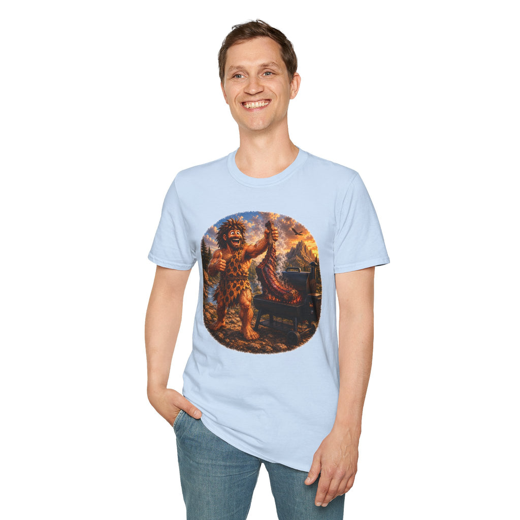 Caveman Grilling T-Shirt