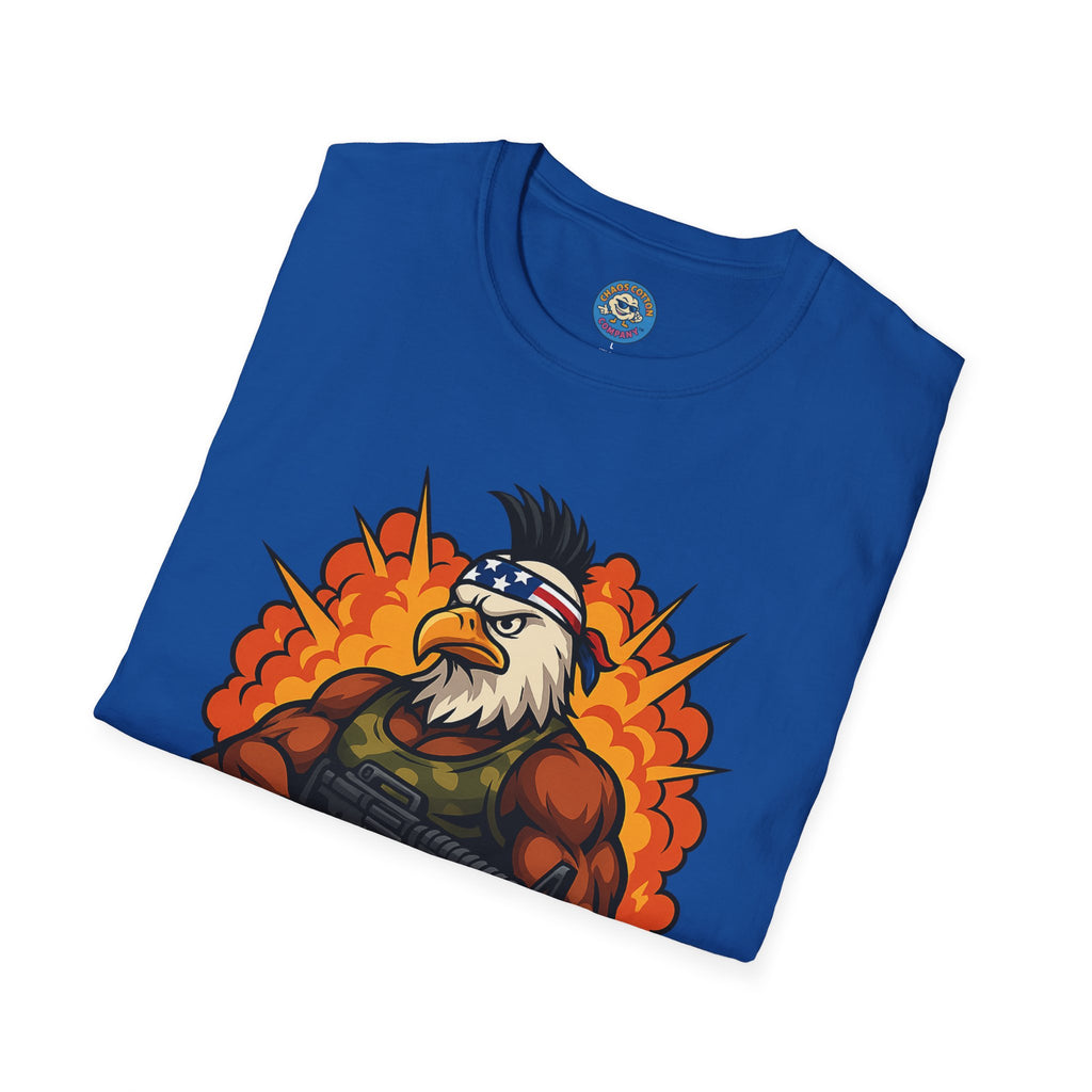 Patriotic Eagle Warrior T-Shirt