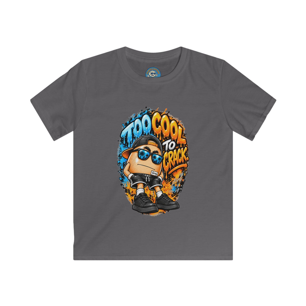 Greg the Egg " Too Cool to Crack" Kids T-Shirt