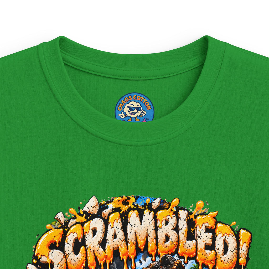 Greg the Egg "Scrambled Dinosaur" Kids T-Shirt