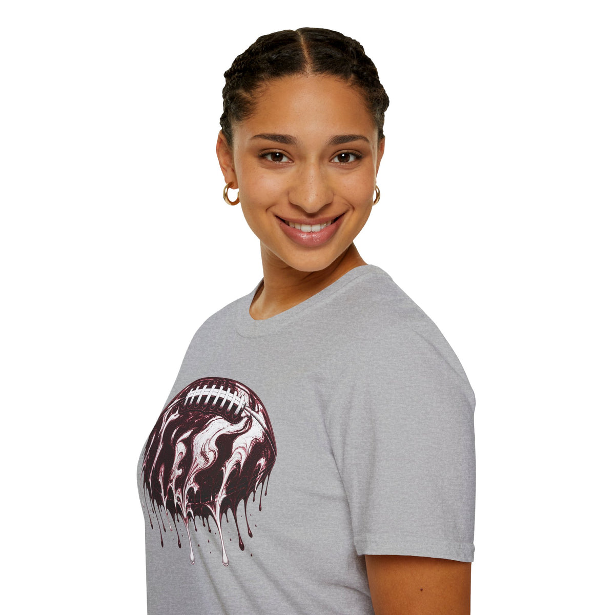 Mississippi State Bulldogs Drip Football T-Shirt