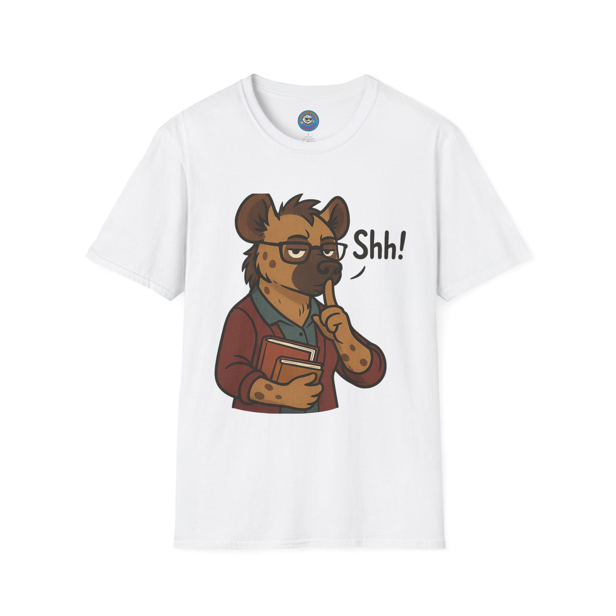 The Quiet Hyena Librarian T-Shirt