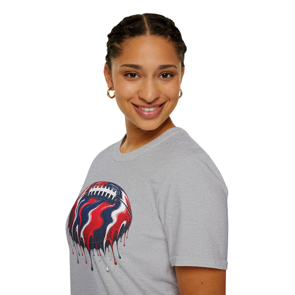 Ole Miss Drip Football T-Shirt