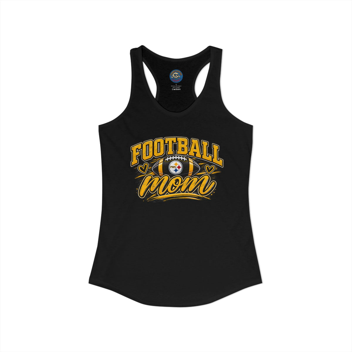 Providence West Steelers Pop Warner Football Women's Ideal Racerback Tank