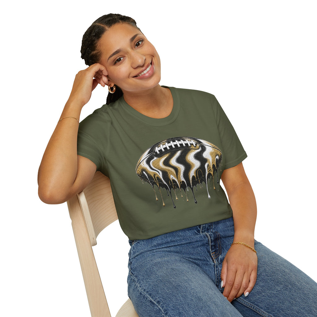 Vanderbilt Commodores Drip Football T-Shirt