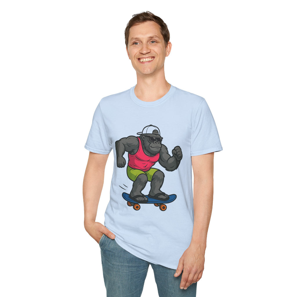 Skateboarding Gorilla T-Shirt