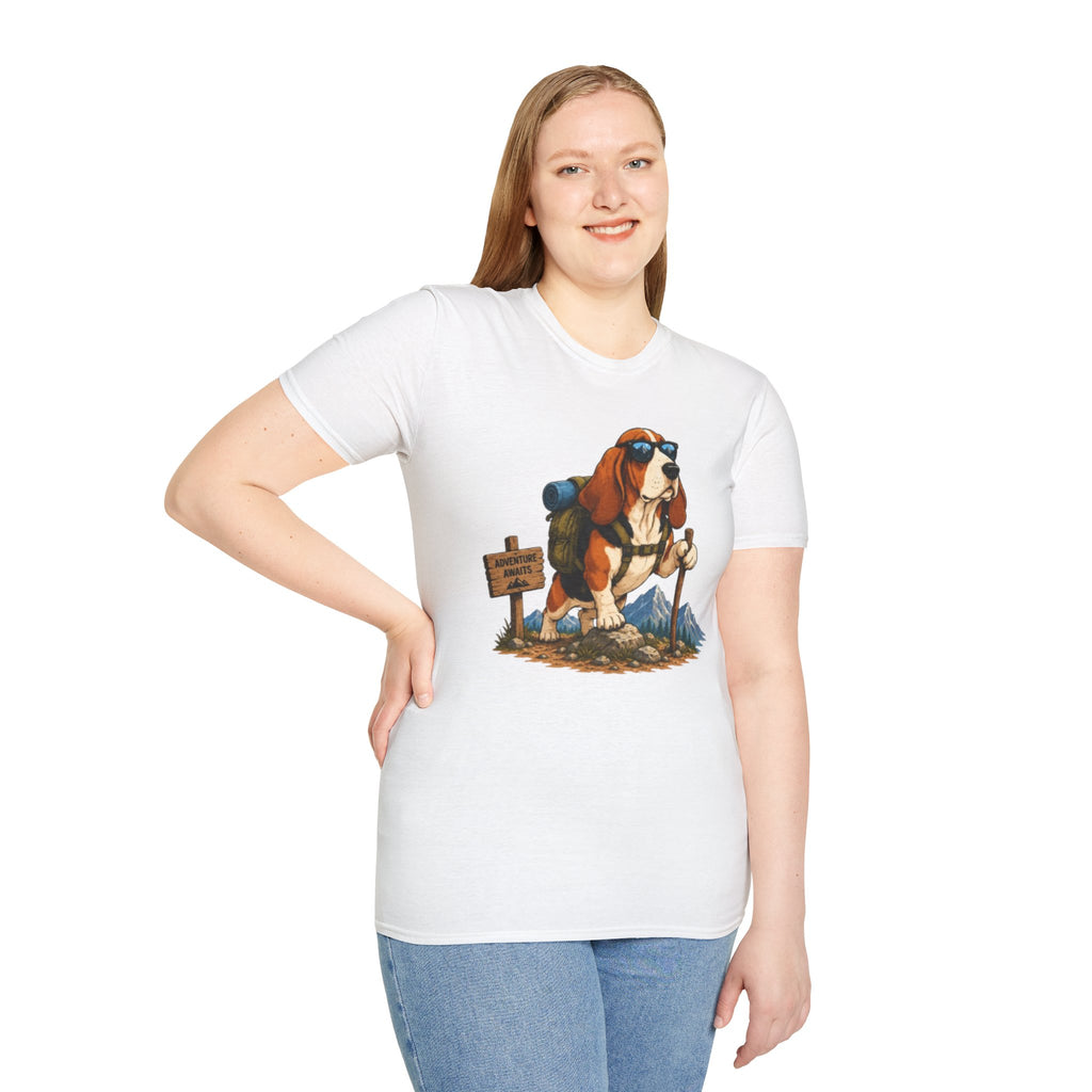 Hiking Basset Hound T-Shirt