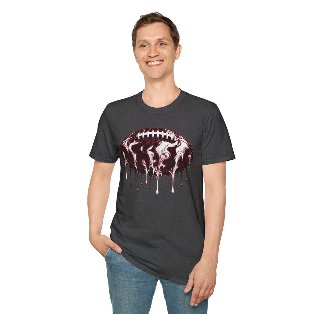 Mississippi State Bulldogs Drip Football T-Shirt