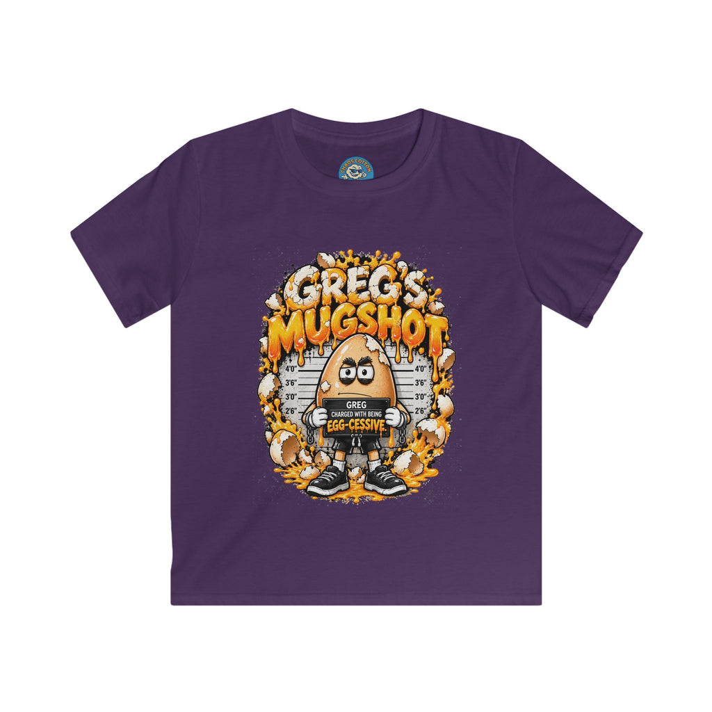 Greg the Egg "Greg's Mugshot" Kids T-Shirt