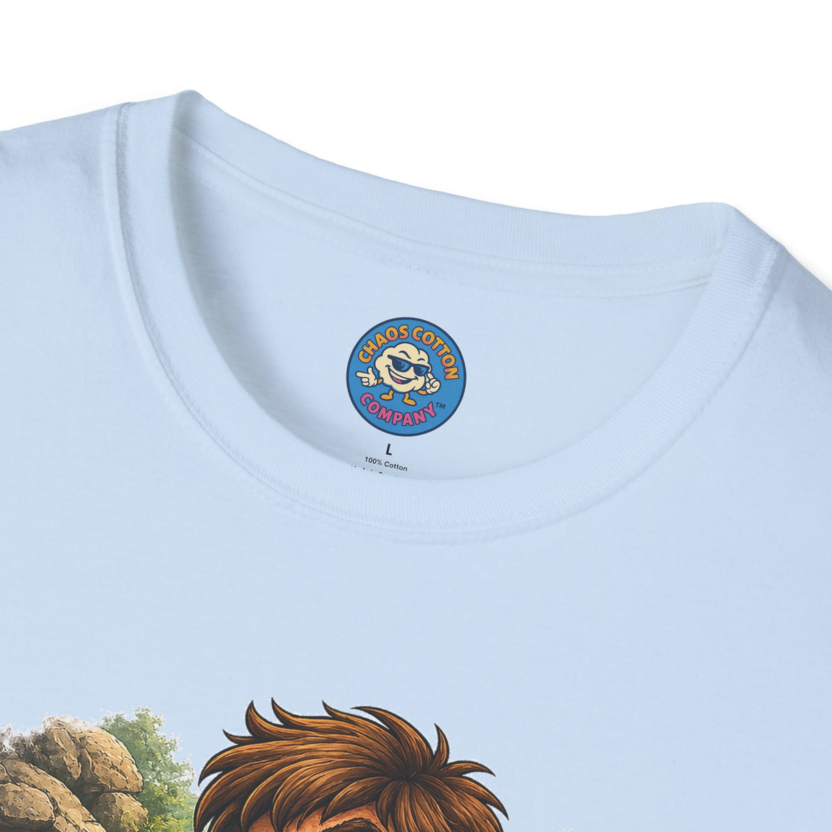 Caveman Discovers a Lighter T-Shirt