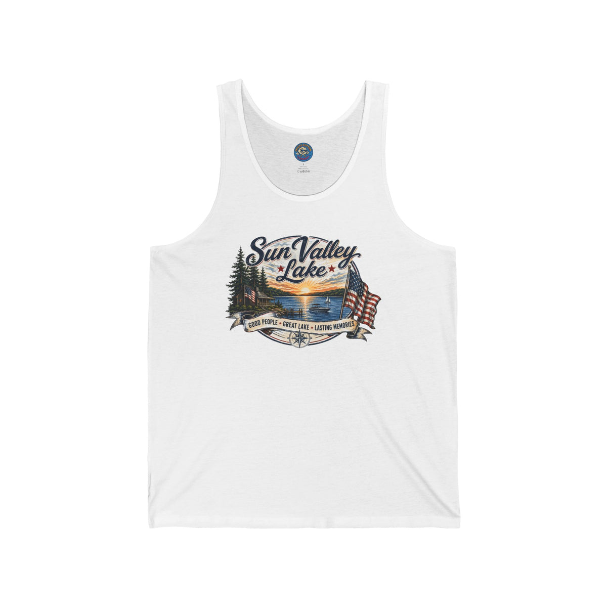 Sun Valley Lake Unisex Tank Top