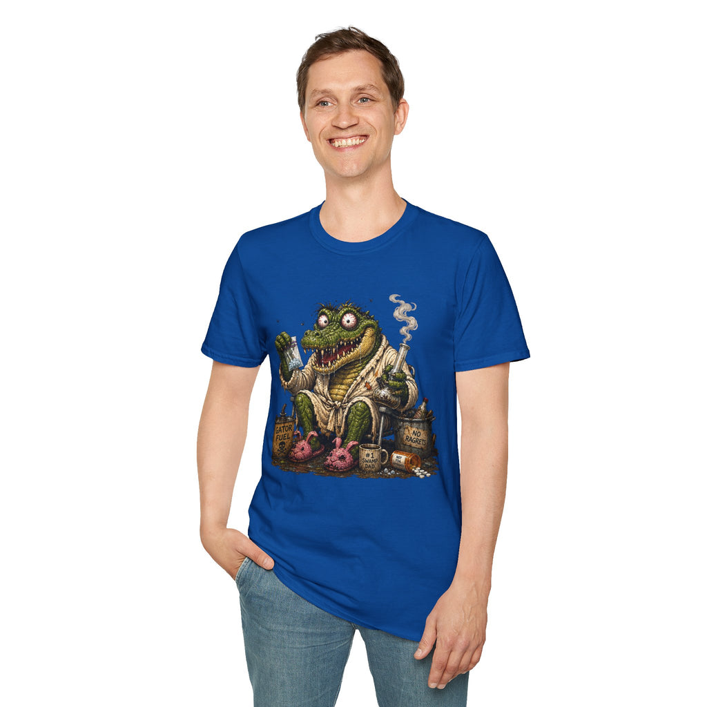 Gator Monster Smoking Pipe T-Shirt