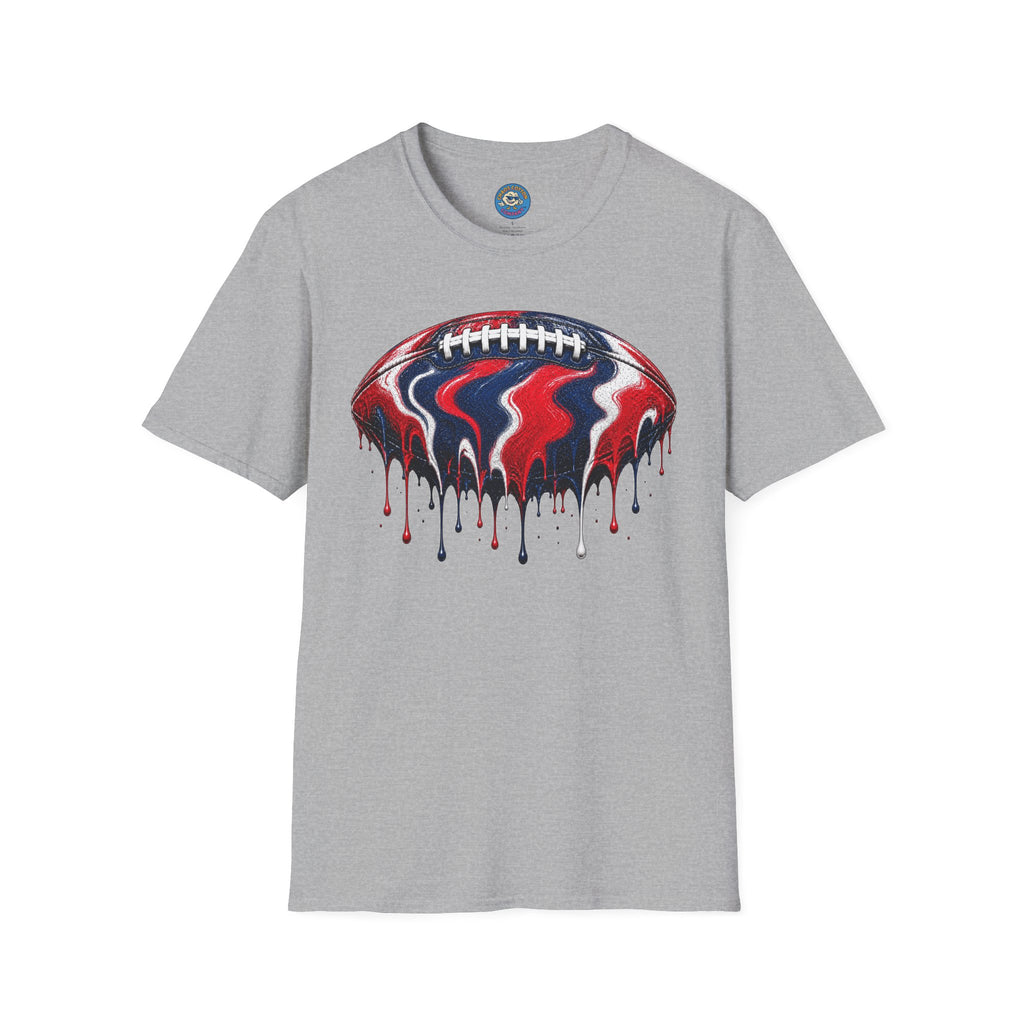 Ole Miss Drip Football T-Shirt