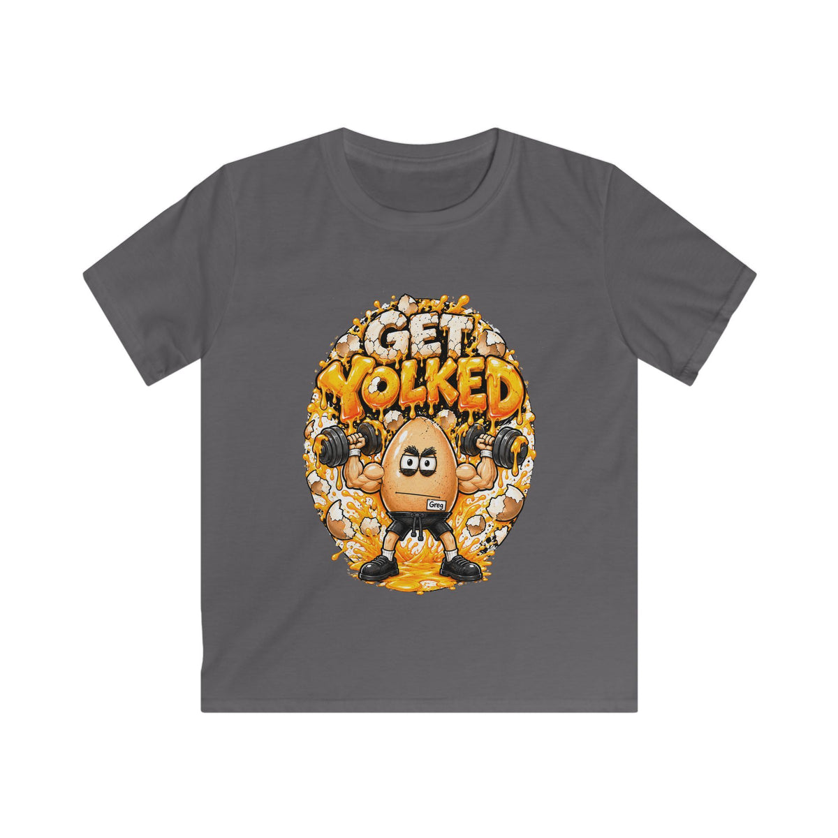 Greg the Egg "Get Yolked" Kids T-Shirt