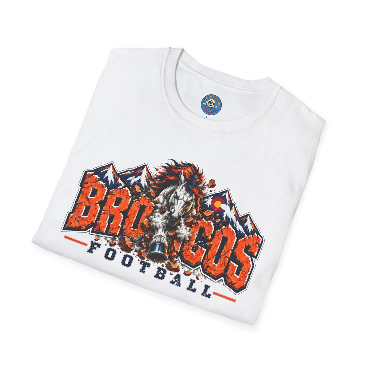 Broncos Football Mountain T-Shirt (V5)