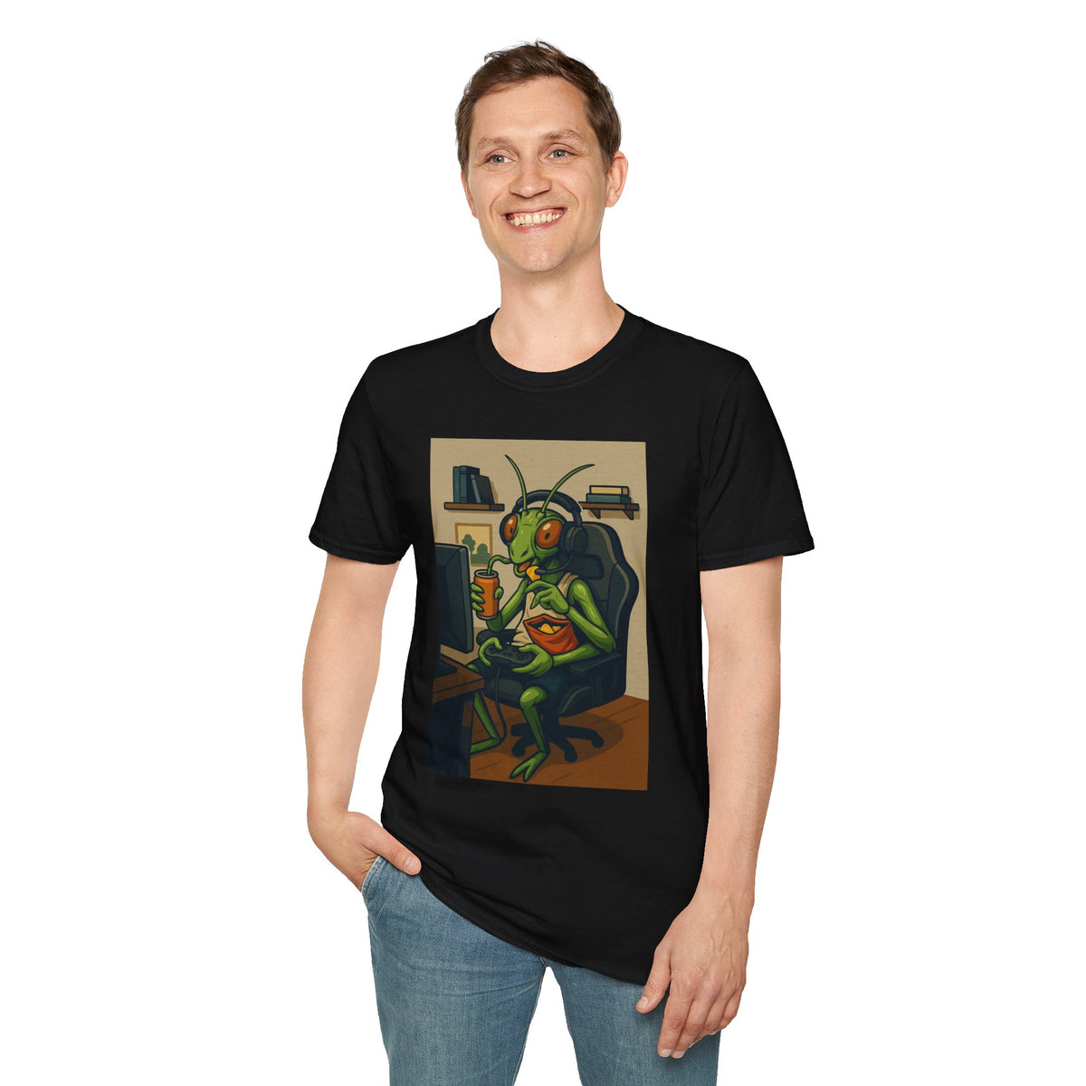 Praying Mantis Gamer T-Shirt
