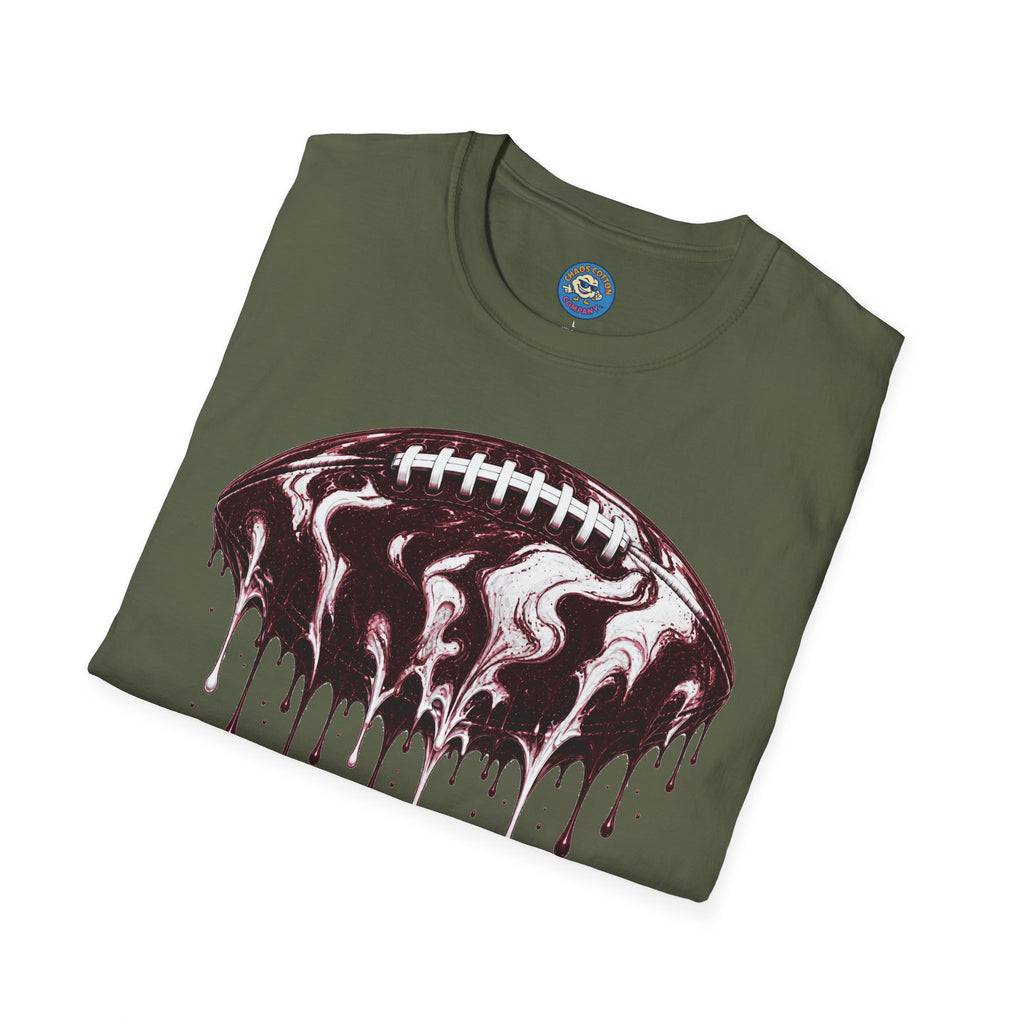 Mississippi State Bulldogs Drip Football T-Shirt