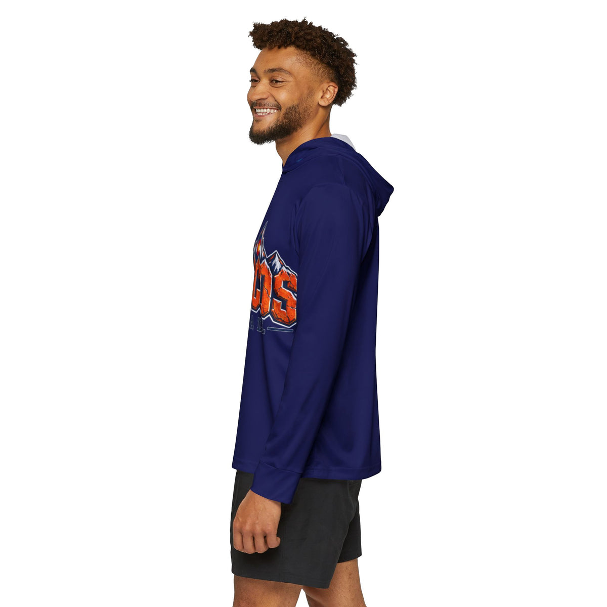Broncos Mountain Logo Warmup Pullover