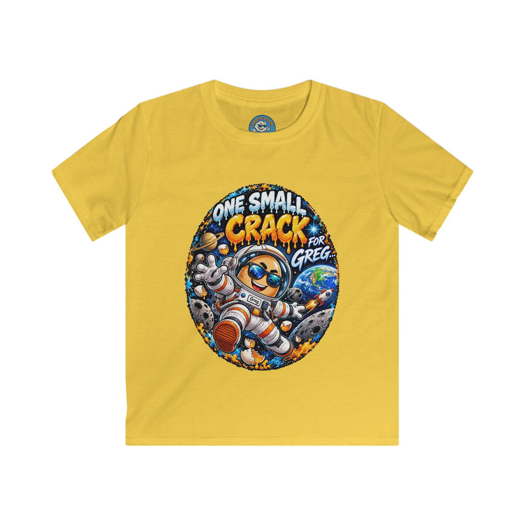Greg the Egg "One Small Crack" Kids T-Shirt
