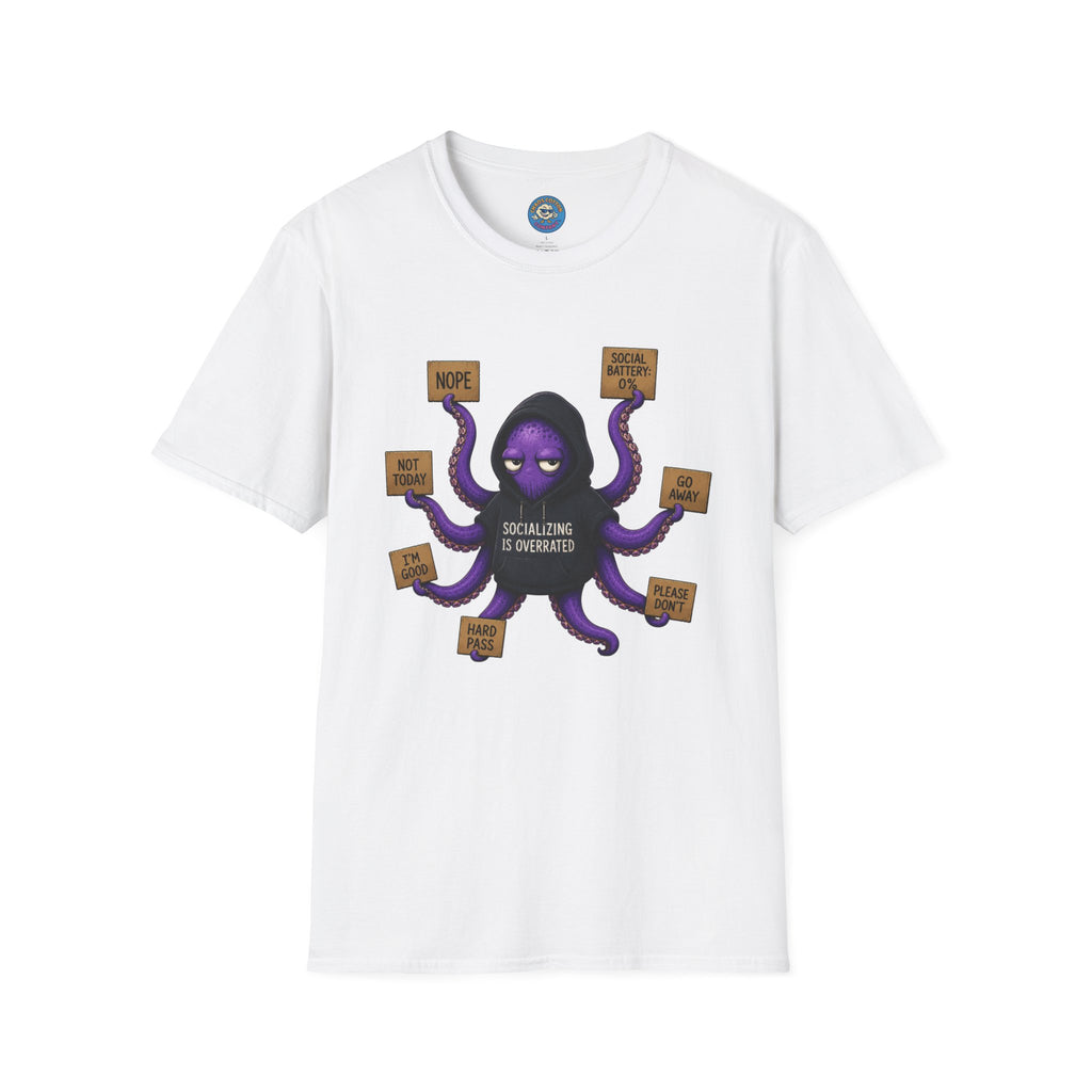 Anti-Social Introvert Octopus T-Shirt