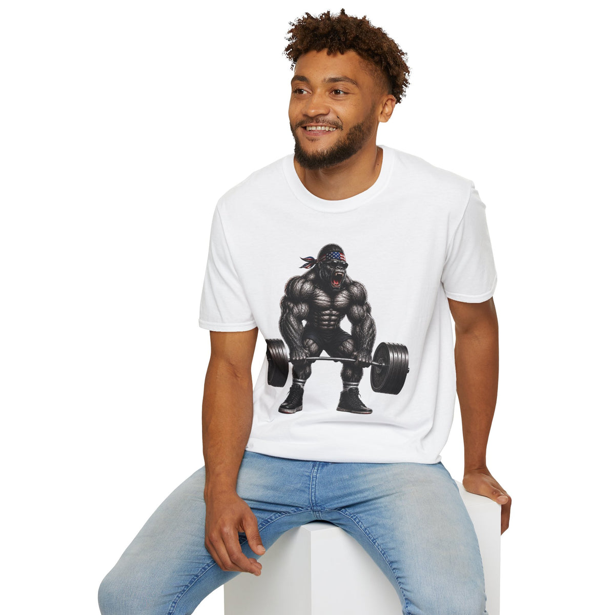 Gorilla Weightlifting T-Shirt (Deadlift)