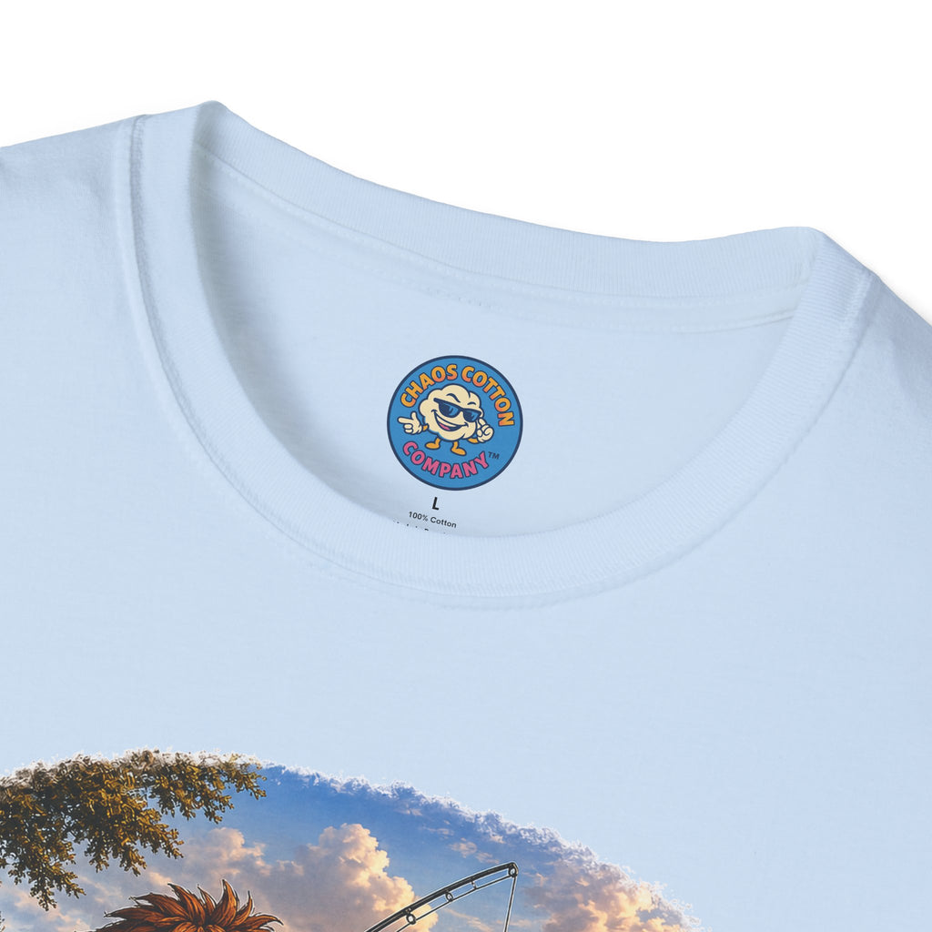 Caveman Goes Fishing T-Shirt