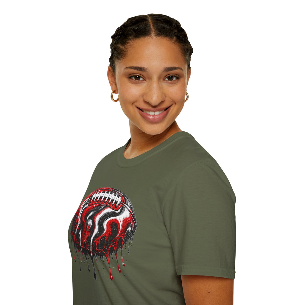Georgia Bulldogs Drip Football T-Shirt
