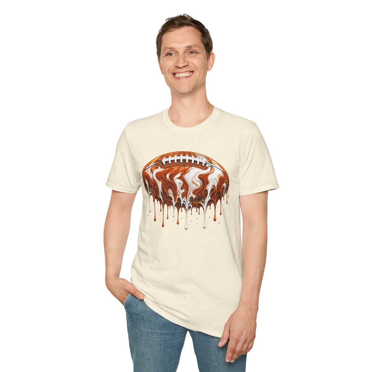 Texas Longhorns Drip Football T-Shirt
