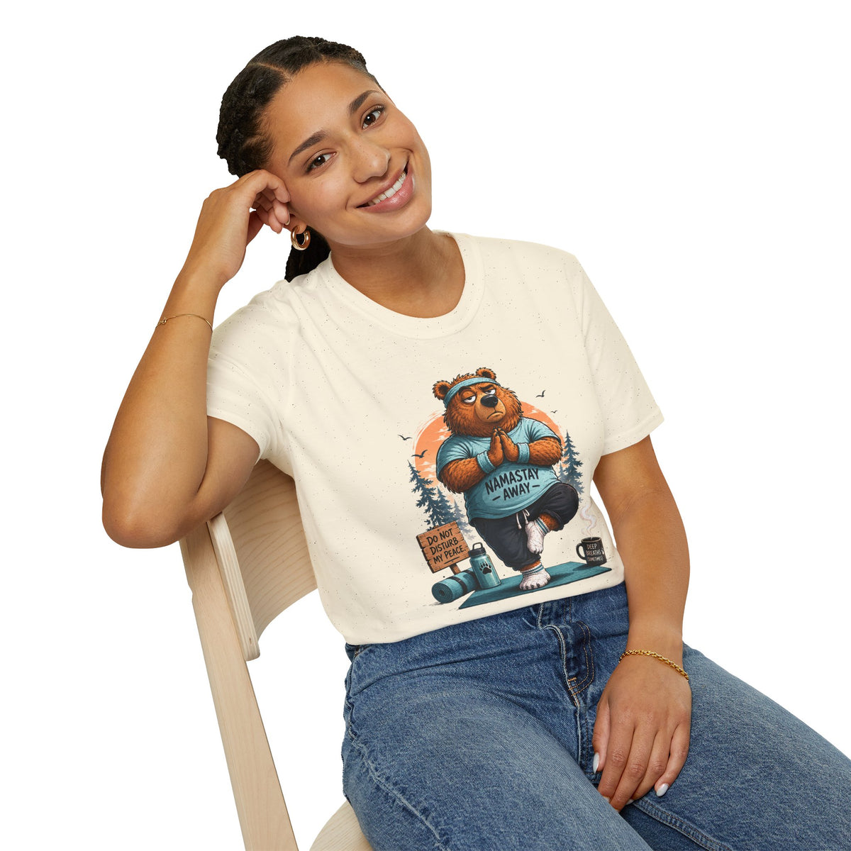 Namastay Away Bear Yoga T-Shirt