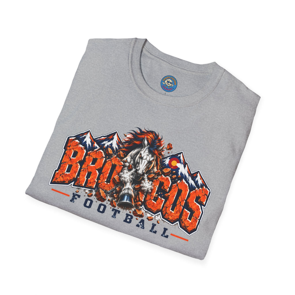 Broncos Football Mountain T-Shirt (V5)
