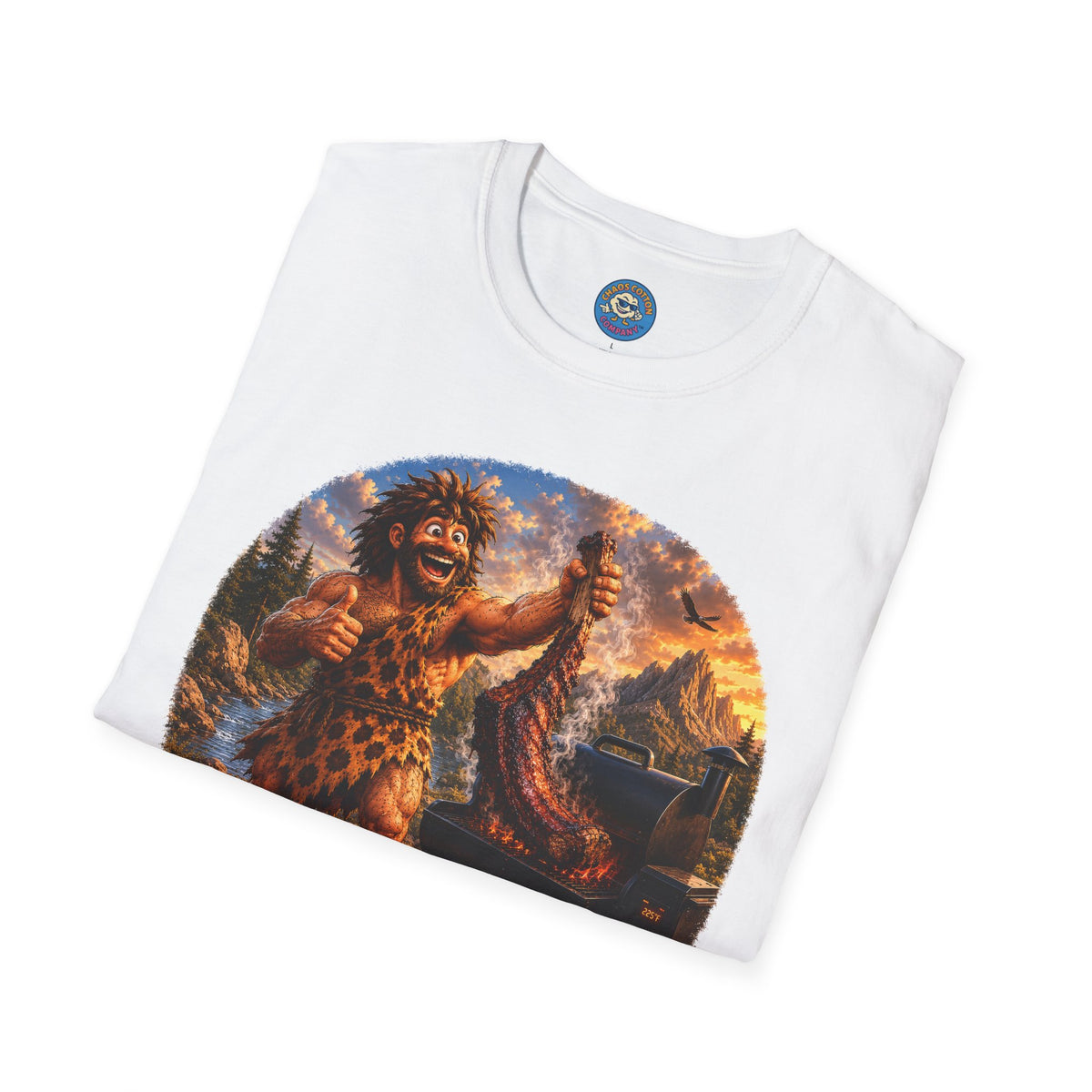 Caveman Grilling T-Shirt