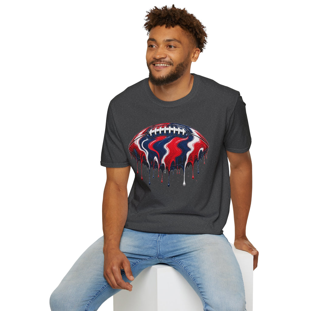 Ole Miss Drip Football T-Shirt
