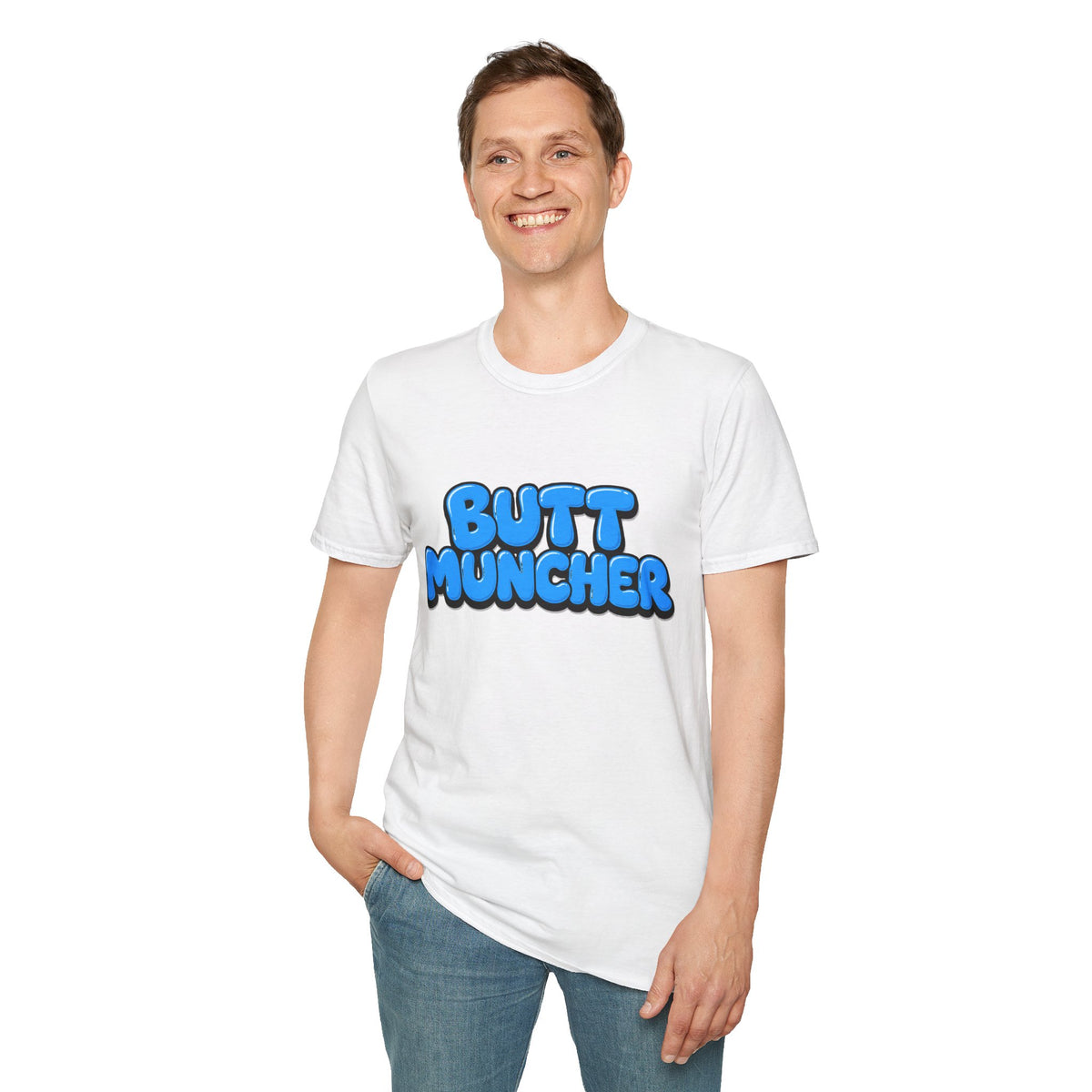 Butt Muncher T-Shirt (Blue)