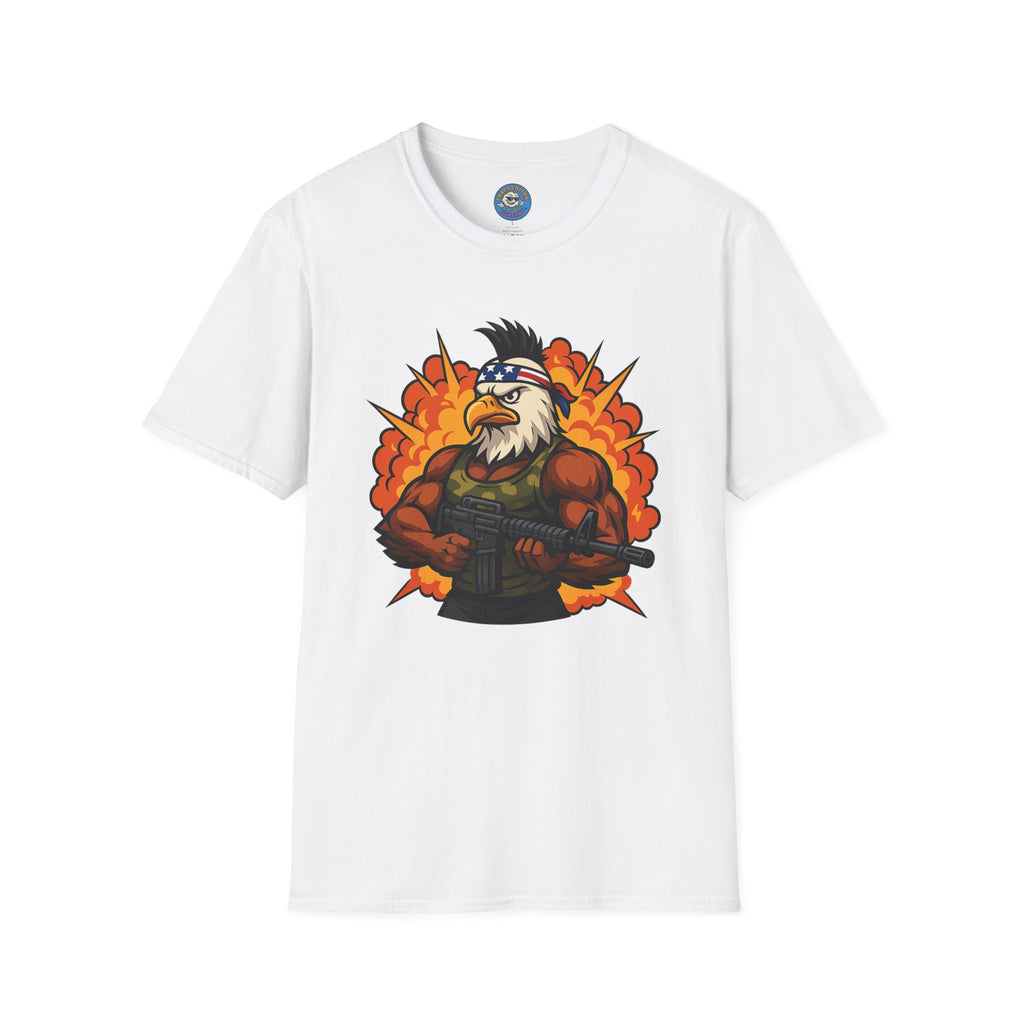 Patriotic Eagle Warrior T-Shirt