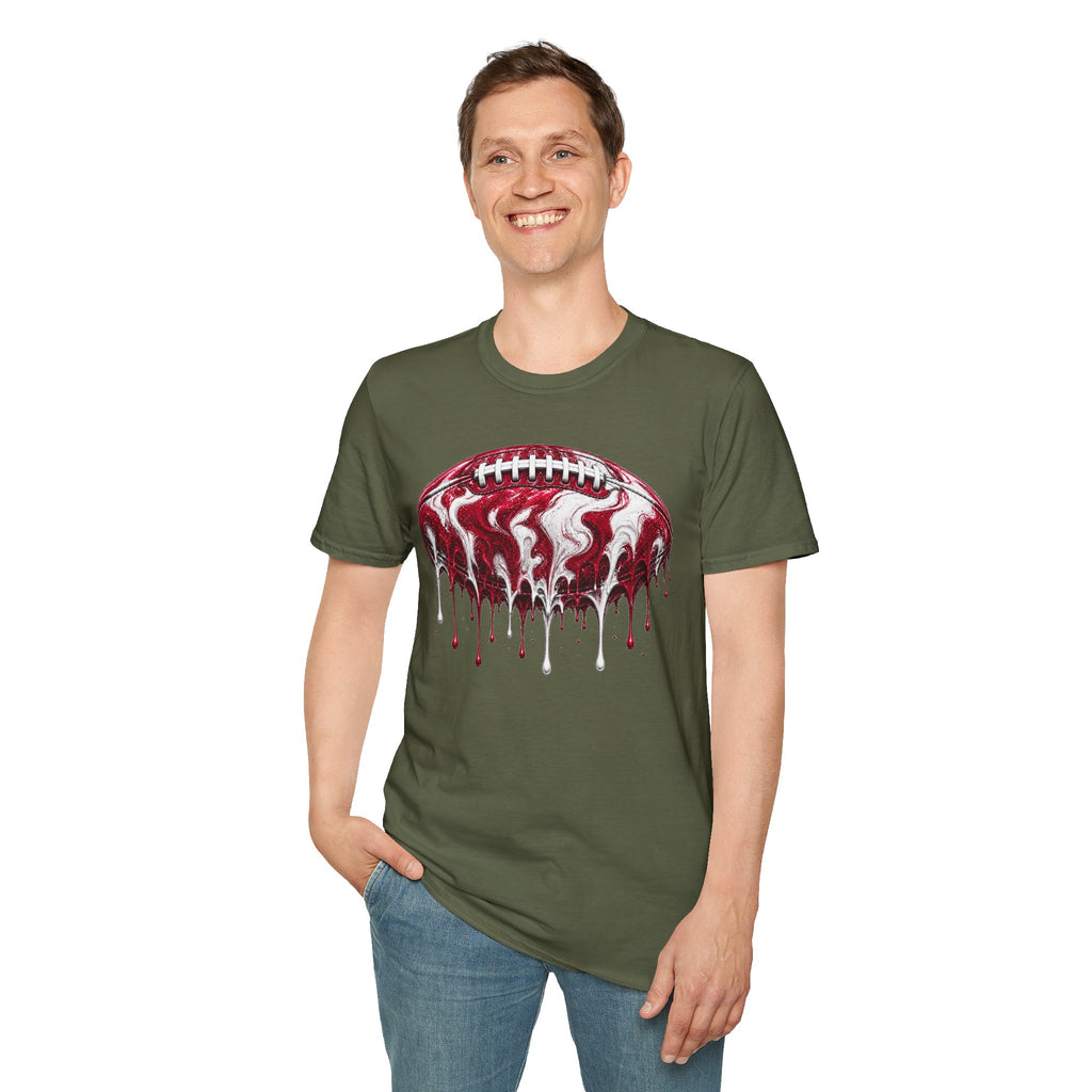 Oklahoma Sooners Drip Football T-Shirt